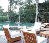 Pool and Deck at Loi Suites Iguazu Hotel